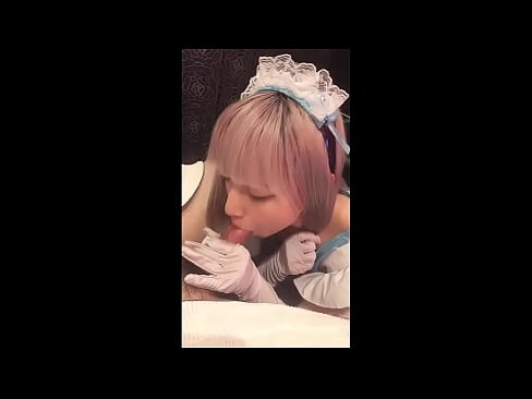 ❤️ Japon idol [mayuka], fransız hizmetçi kostümü, bölüm 1, oral seks ve losyon ile mastürbasyon ️  Seks bizde ☑